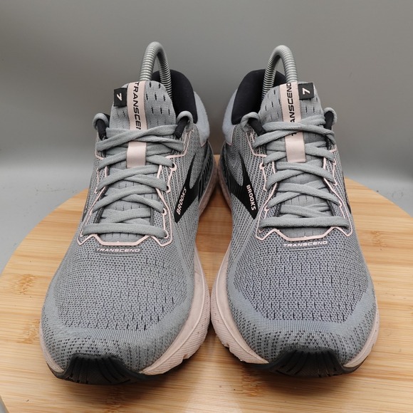 Brooks Shoes Womens Size 9.5 B Transcend 7 1203191B074 Gray Running MiFlaw - Picture 2 of 10